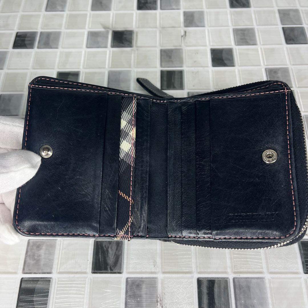 Burberry バーバリーブルーレーベル 二つ折り財布 財布