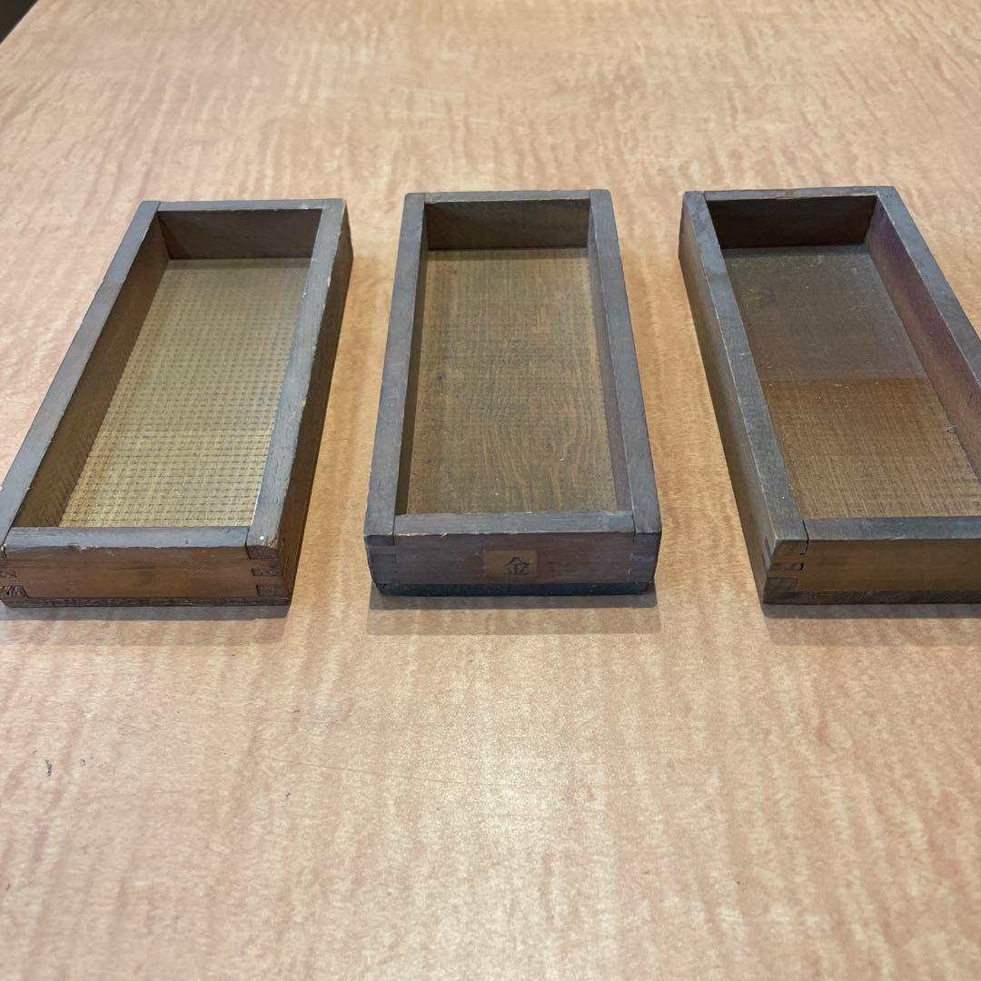 【珍しい小型】B100-1/活版印刷所で使われていた小箱（文選箱）100枚