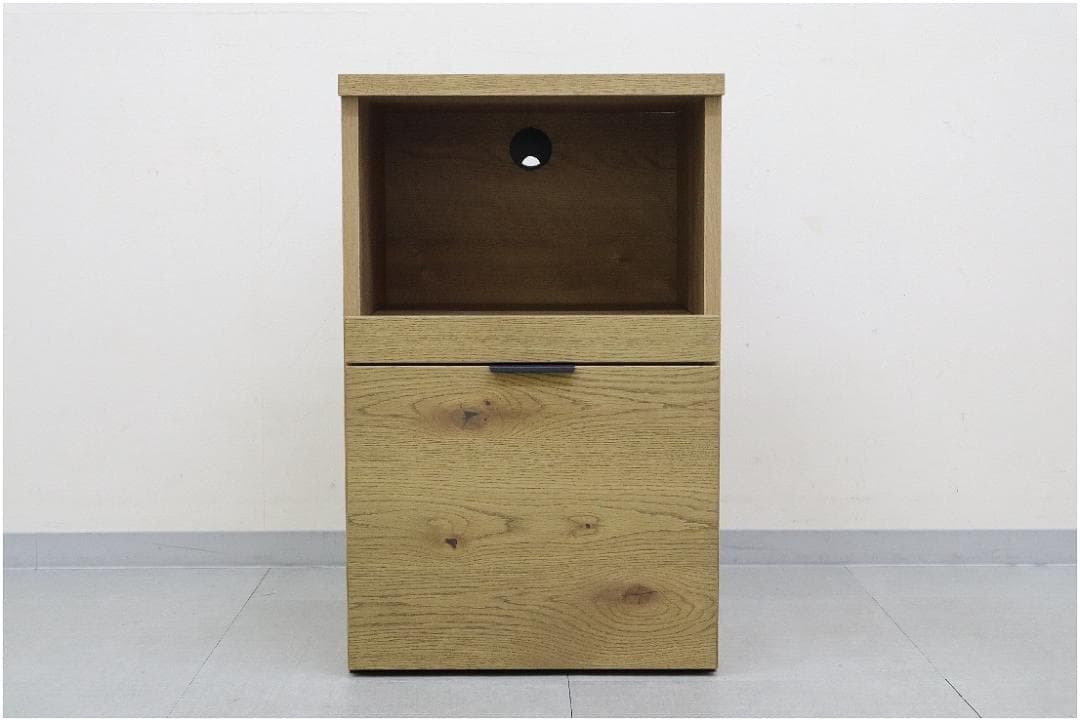 unico ウニコ ADDAY アディ デスクチェスト オープン 木製 オーク材