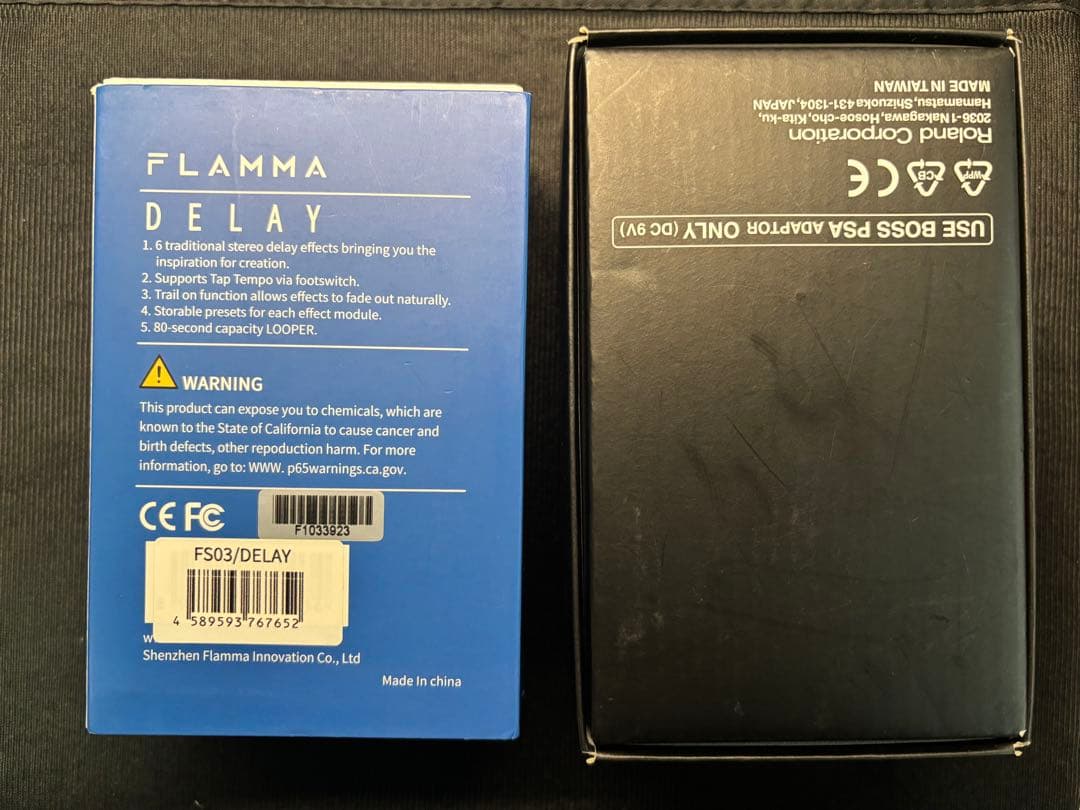 ギター BOSS Over Drive OD-3 / Flamma DELAY FS03