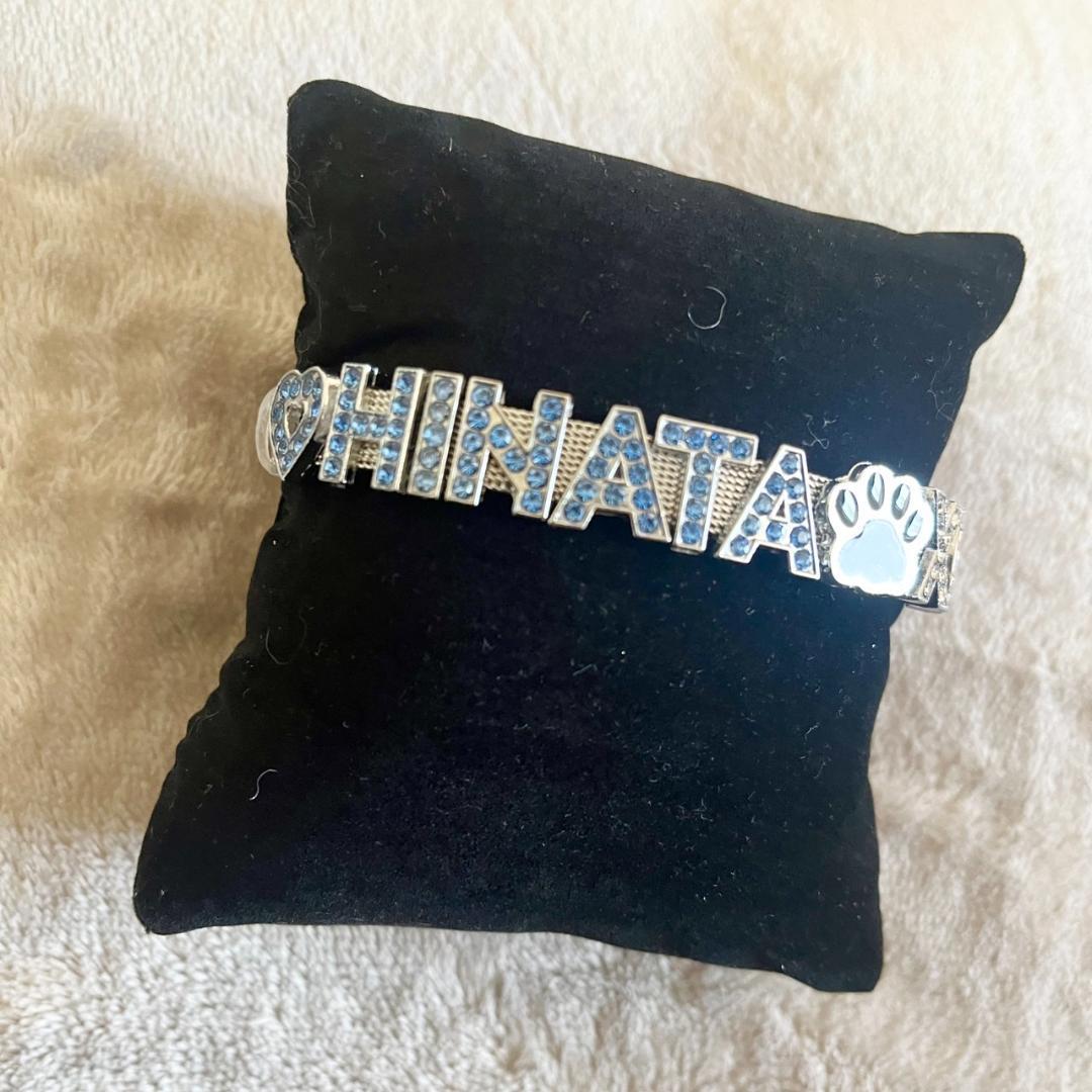 ハンドメイド　ネームタグ　イニシャルキーホルダー　ブレスレット　キーリング　推し