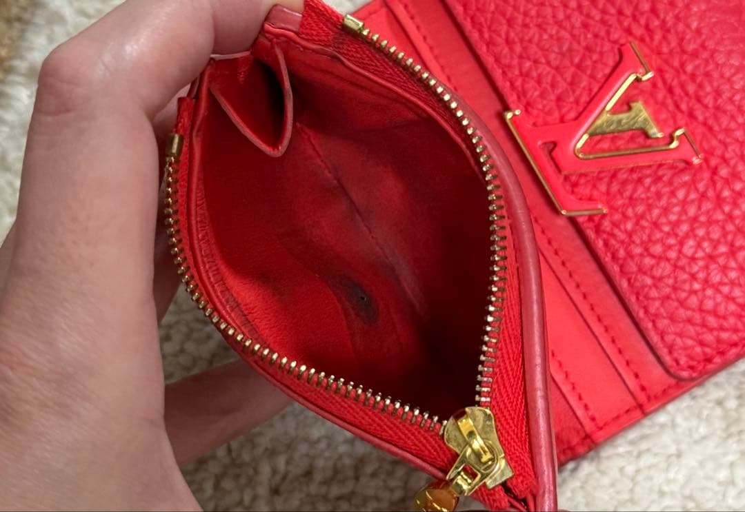 ⭐*︎様 ヴィトン 正規品　カプシーヌxs 財布　ミニ財布　コーラルタヒチ