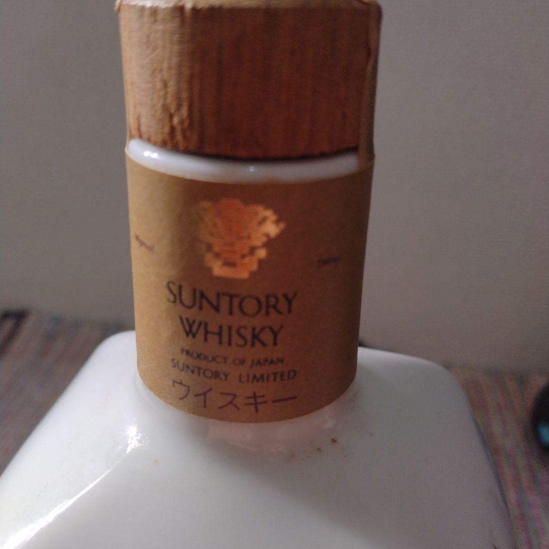サントリー ウイスキー 山崎ピュアモルト錦菊梅竹文有田焼陶器ボトル