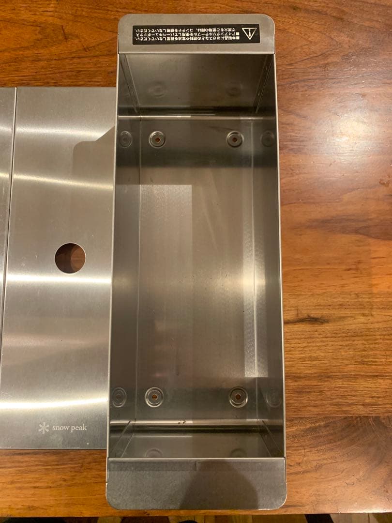 スノーピーク　igt テーブルパーツ　ステンボックス　トレー　ハンガー
