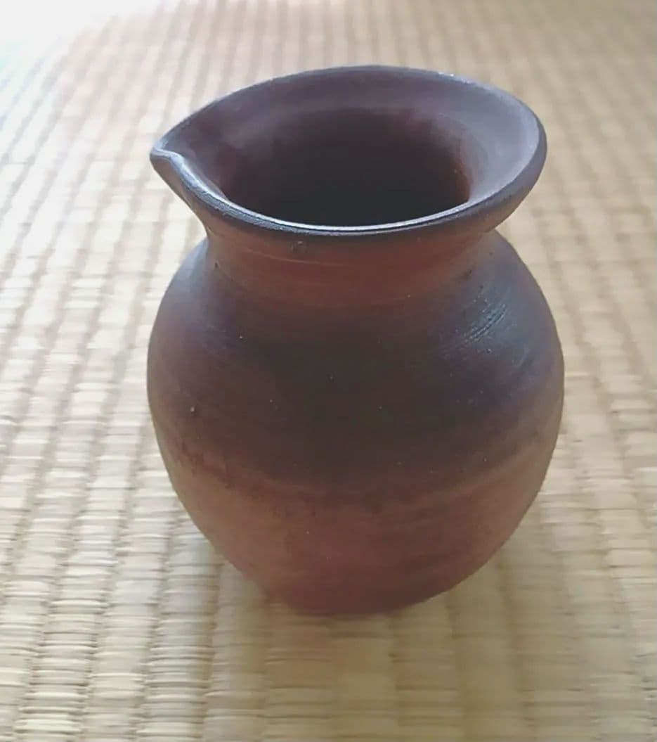 骨董品　備前焼　蕎麦徳利　とっくり　陶器　片口花挿　花瓶　花入　花器　工芸品