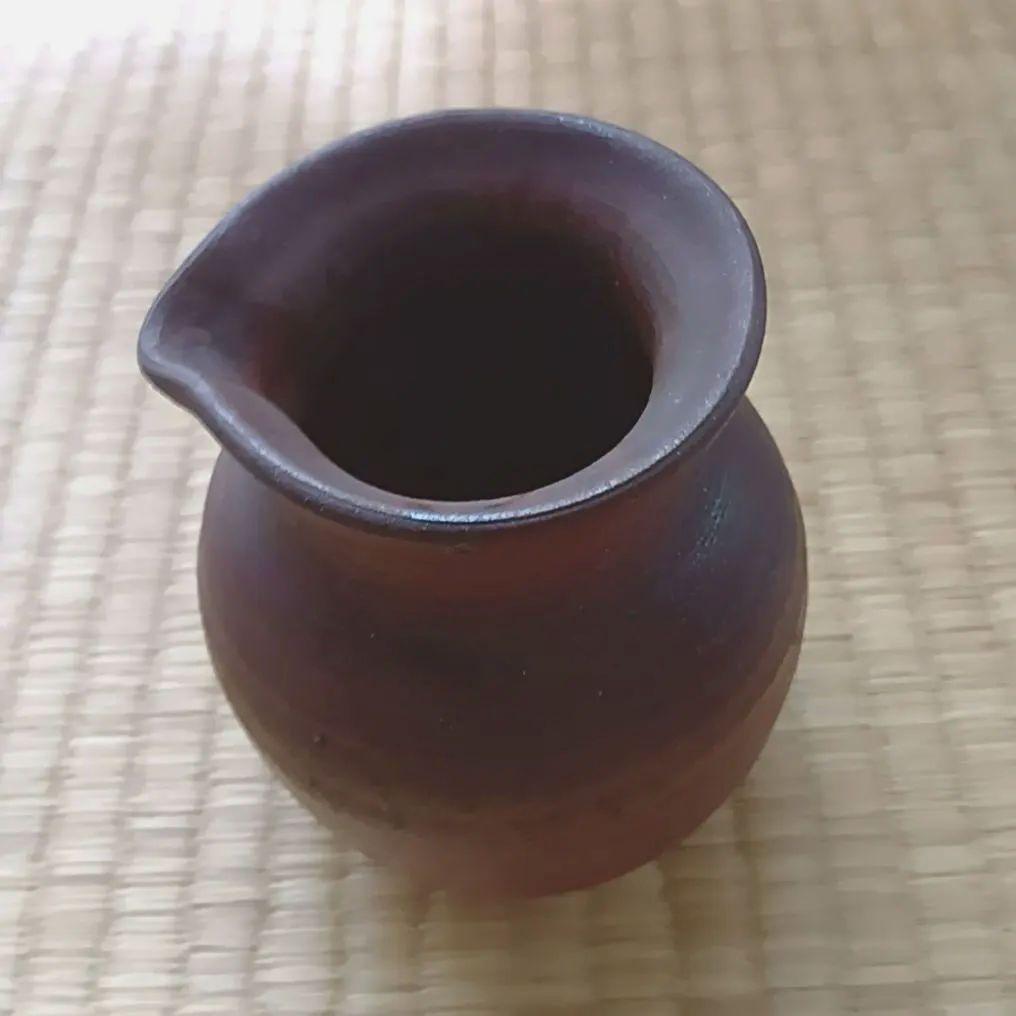 骨董品　備前焼　蕎麦徳利　とっくり　陶器　片口花挿　花瓶　花入　花器　工芸品