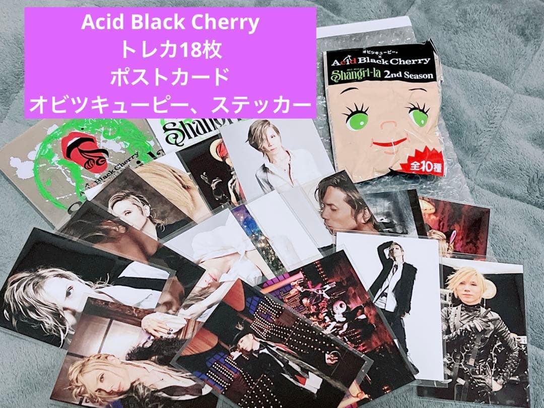 【美品】Acid Black Cherry トレカ 18枚 ポストカード 他