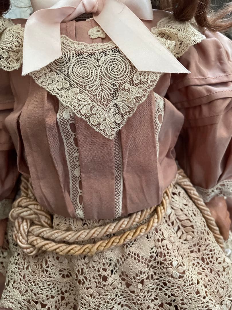 SALE˚✧₊⁎ ♡シルク ドールドレス & ボネ♡ビスクドールドレス⁎⁺˳✧༚