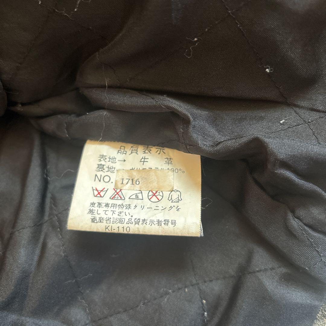 foorstep ライダース　革ジャン　牛革　エイジング　ヴィンテージ　Mサイズ