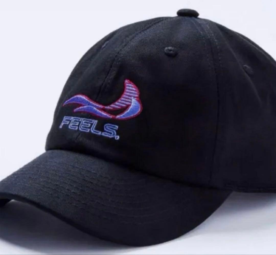 即完売　FEELS. LOGO CAP BLACK 上杉柊平