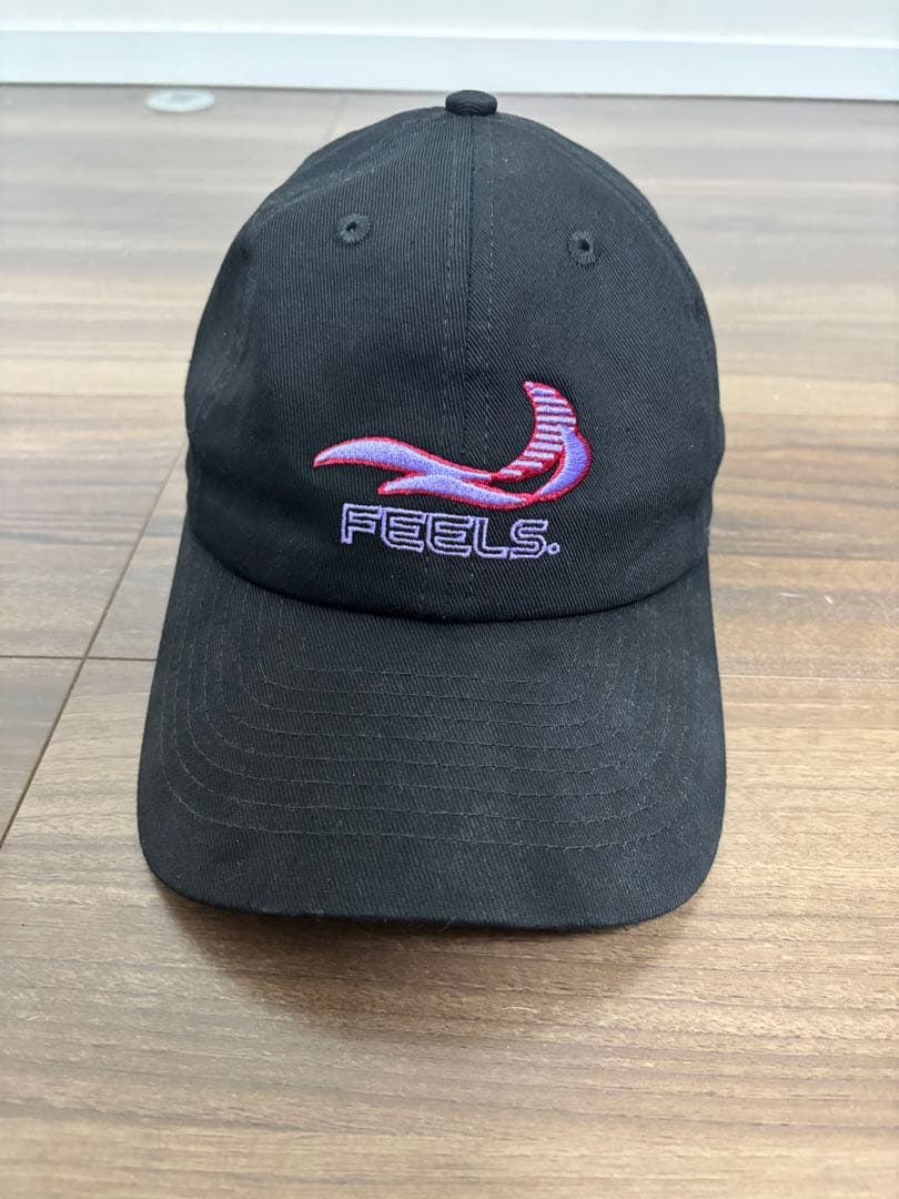 即完売　FEELS. LOGO CAP BLACK 上杉柊平