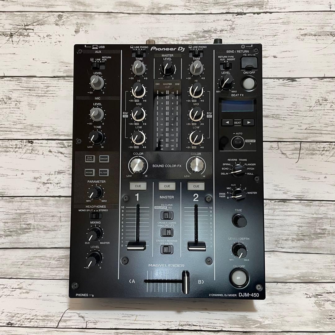 Pioneer DJM - 450 & DECKSAVER DJ ミキサー
