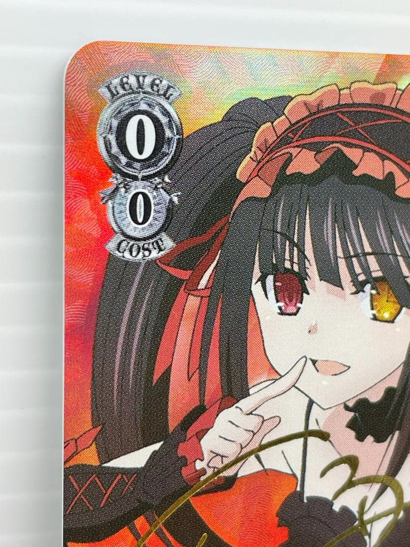 ヴァイスシュヴァルツ　デート・ア・ライブⅢ　不敵な笑み　狂三　サイン