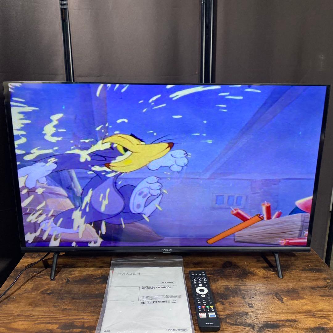 MAXZEN 40型 スマート液晶テレビ（GoogleTV搭載）JV40DS06