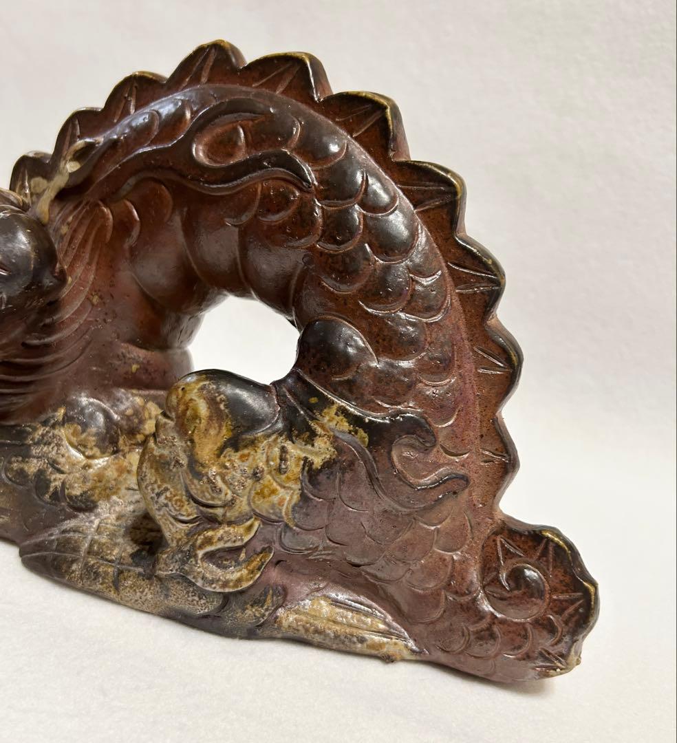 木南知加選 備前焼 龍 辰 竜 置物 縁起物 知加選