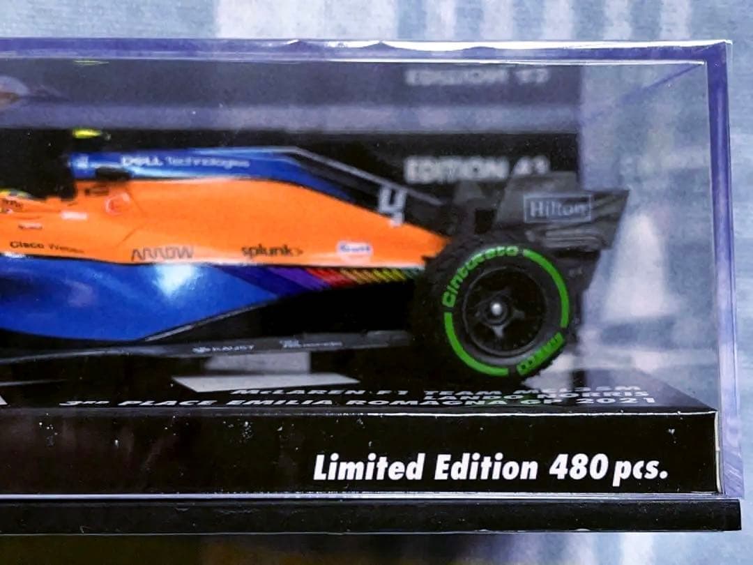 ミニチャンプス 1/43 マクラーレンMCL35M ランド・ノリス 480個限定