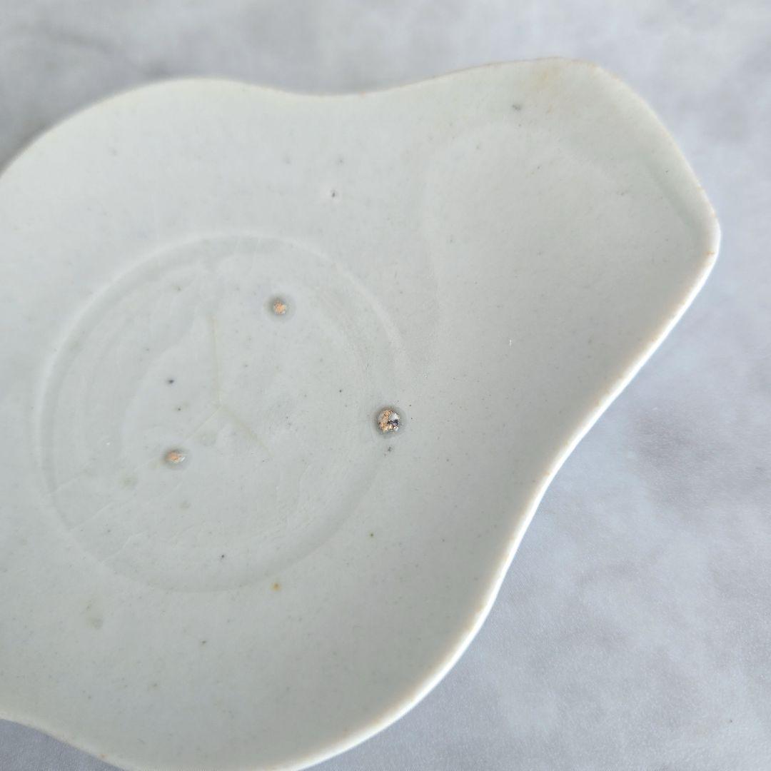 古伊万里　白磁　茶托　江戸時代　藍九谷　古九谷　アンティーク　骨董　柿右衛門白磁