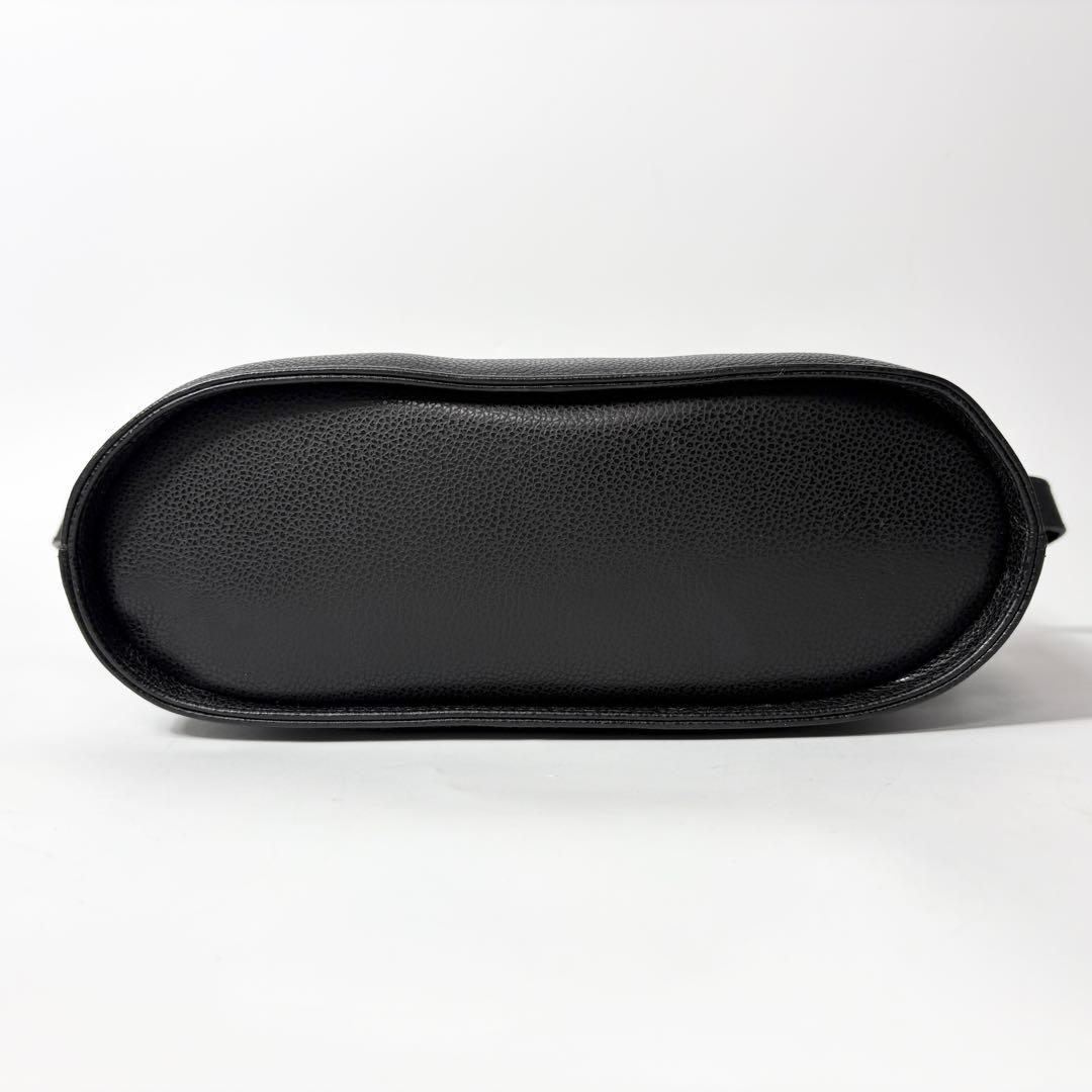 オールドコーチ　シボレザー　ブラック　ショルダーバッグ　2室　vintage.