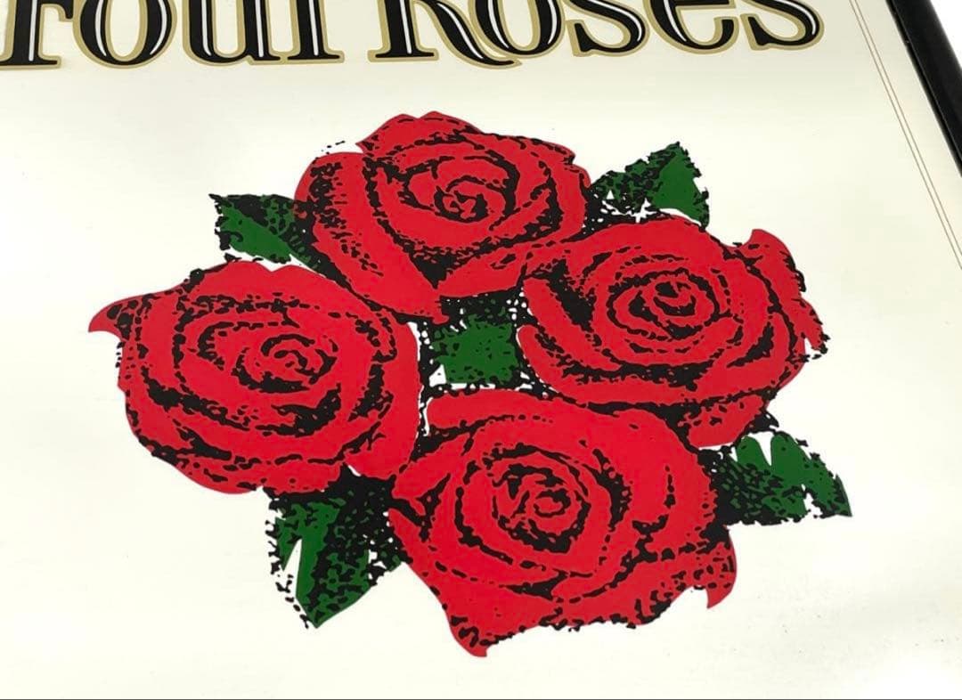 Vintage Four Roses パブミラー　フォアローゼズ　ビンテージ　鏡