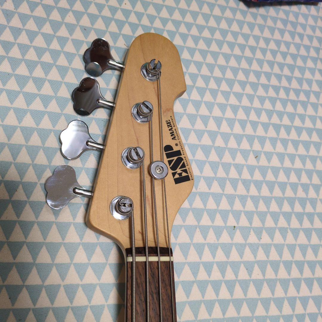 ESP エレキベース AMAZE ケース付 美品 ジャズ ロック バンド ライブ