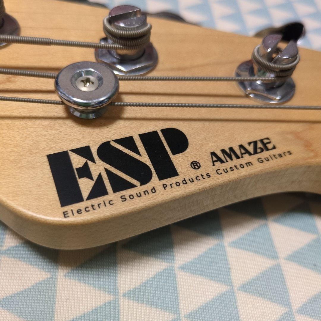 ESP エレキベース AMAZE ケース付 美品 ジャズ ロック バンド ライブ