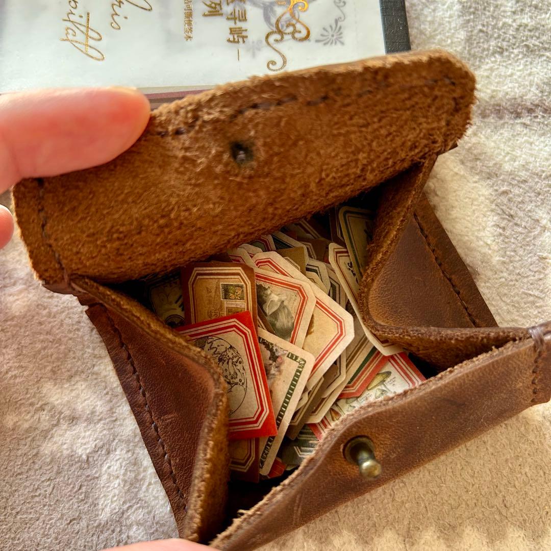 大量 紙モノ コラージュ素材まとめ売り レア シール 洋書 スタンプ マステ