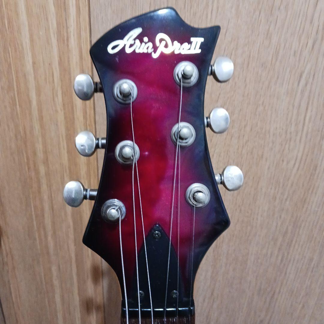 AriaPro2.エレキギター&ショルダーストラップ&ソフトケース