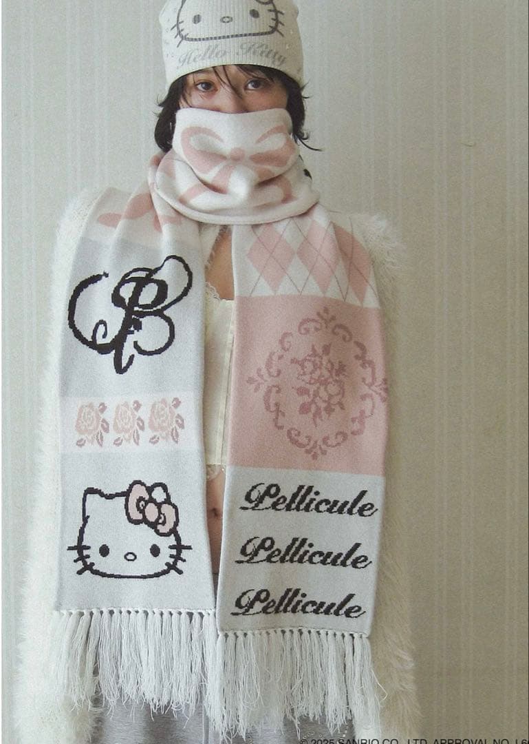 小物 HELLOKITTY hug knitmuffler