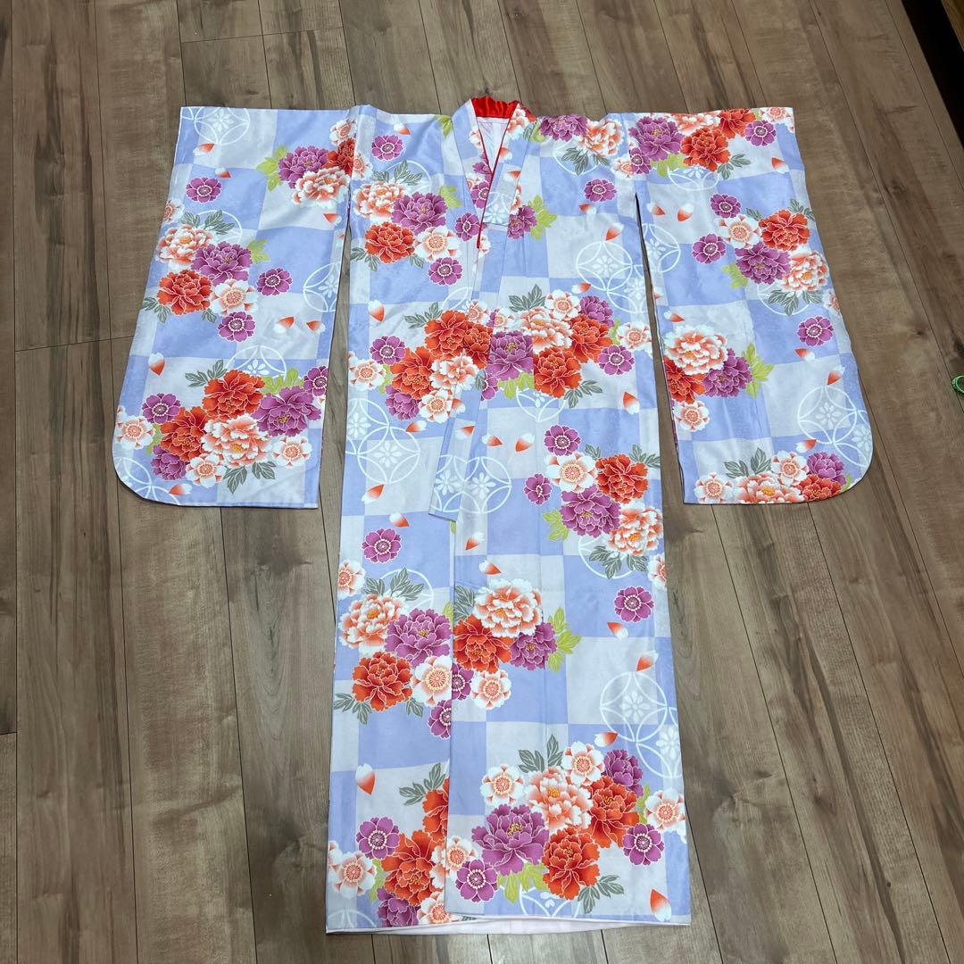 子供用花柄着物 七五三用　15点セット