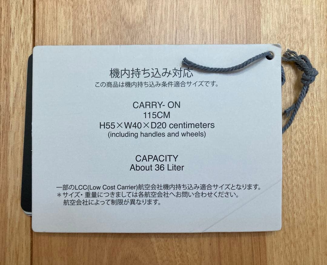 【美品】イノベーター 機内持ち込み対応　シルバー 36L