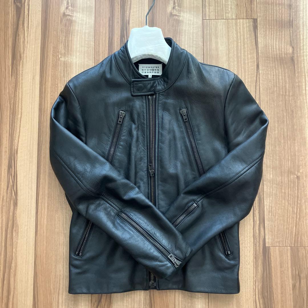Maison Martin Margiela 八の字 レザーライダース 44