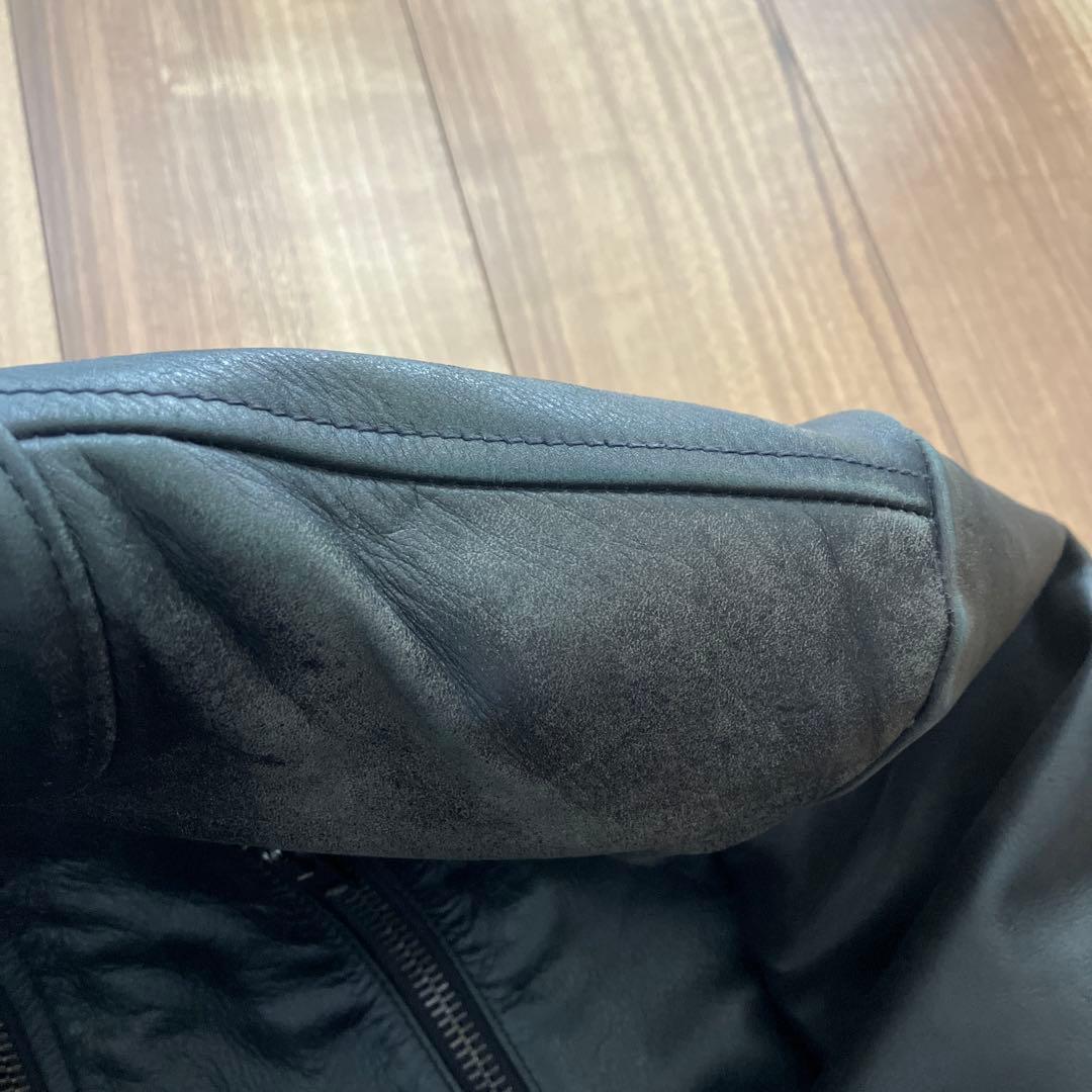 Maison Martin Margiela 八の字 レザーライダース 44