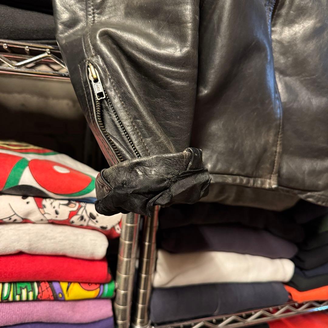 POLOJEANS Ralph Lauren シングルライダース 片ポケ 黒