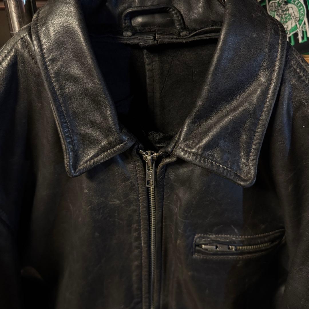 POLOJEANS Ralph Lauren シングルライダース 片ポケ 黒