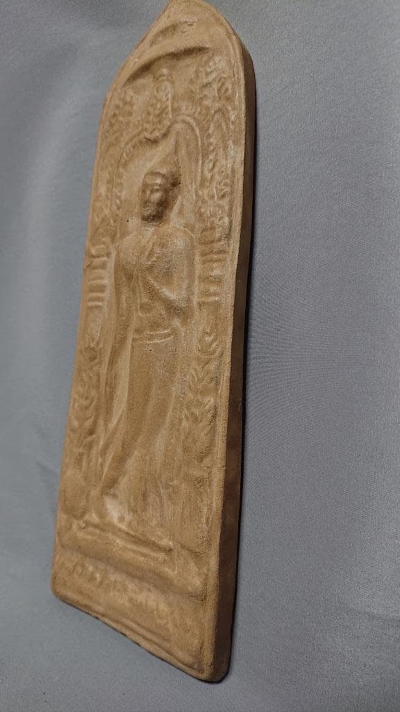 コレクター収集品　タイ クメール様式 大型 　磚仏 （D）