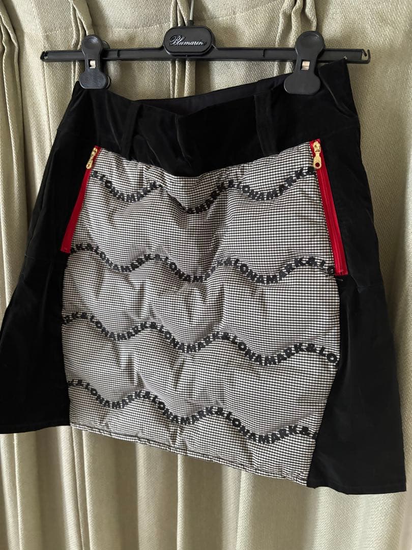 MARK&LONA チェック柄ベストとスカートセット