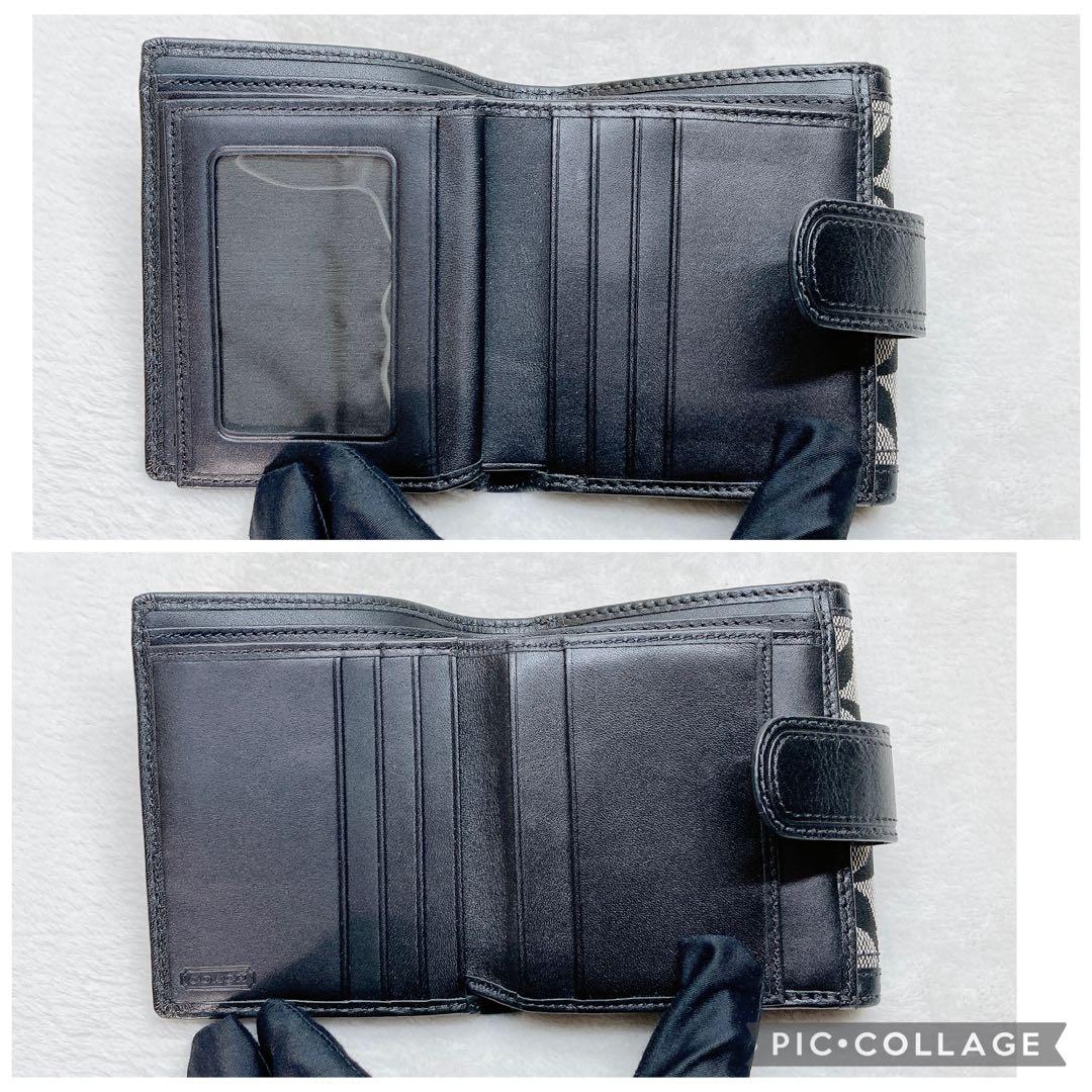 小物 Coach Soho Signature Flap Wallet Rare