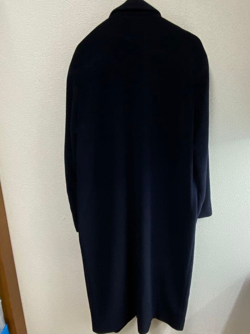 極美品　ラルフローレンブラックレーベル　チェスターコート　アンゴラ混　濃紺