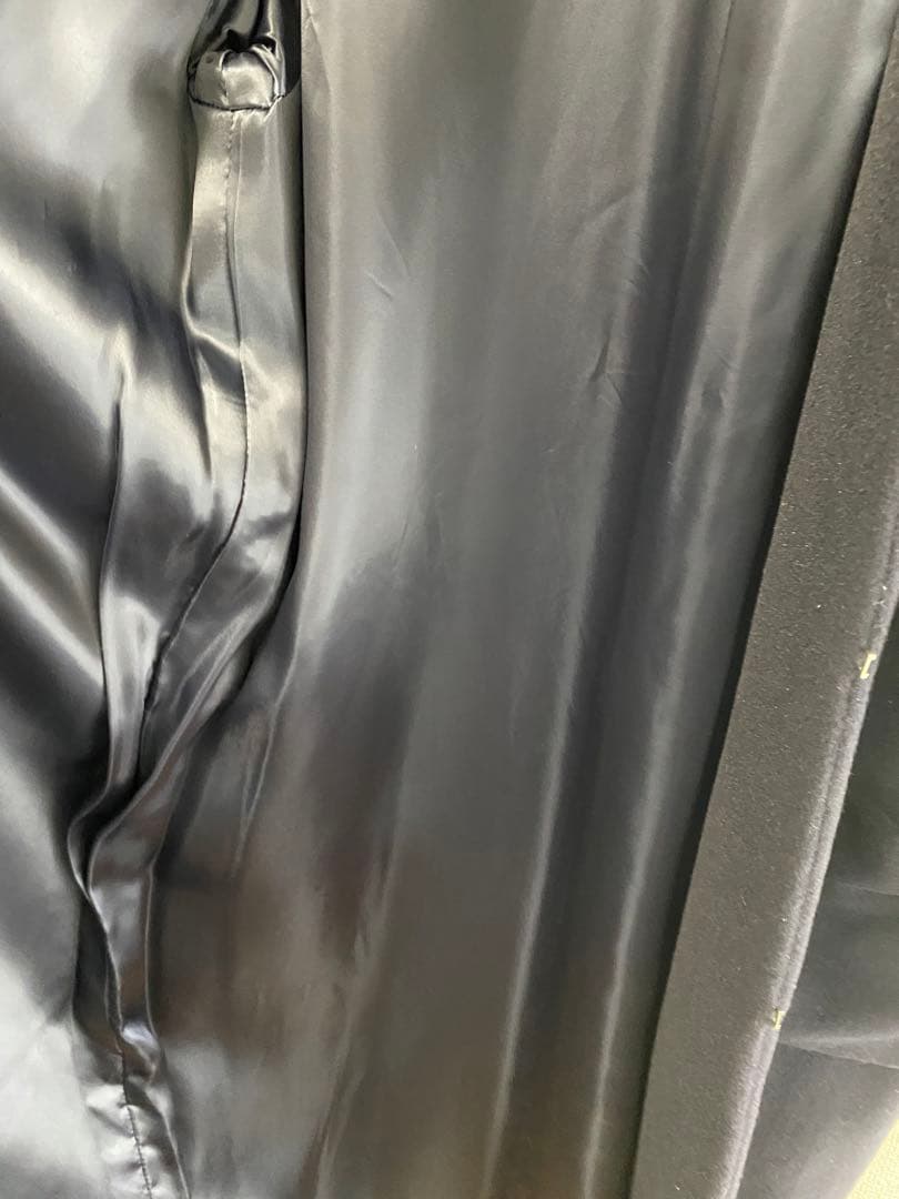 極美品　ラルフローレンブラックレーベル　チェスターコート　アンゴラ混　濃紺