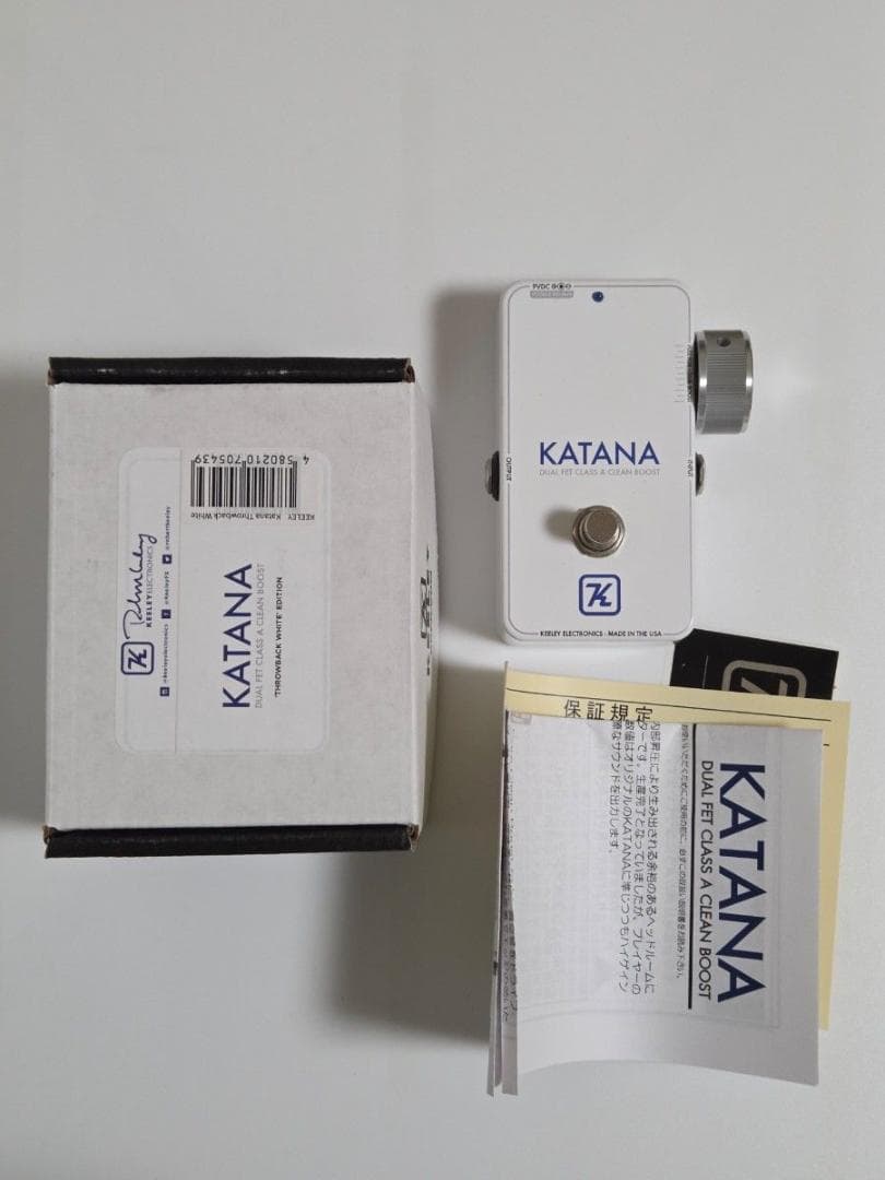 keeley KATANA BOOST ‘Throwback White’