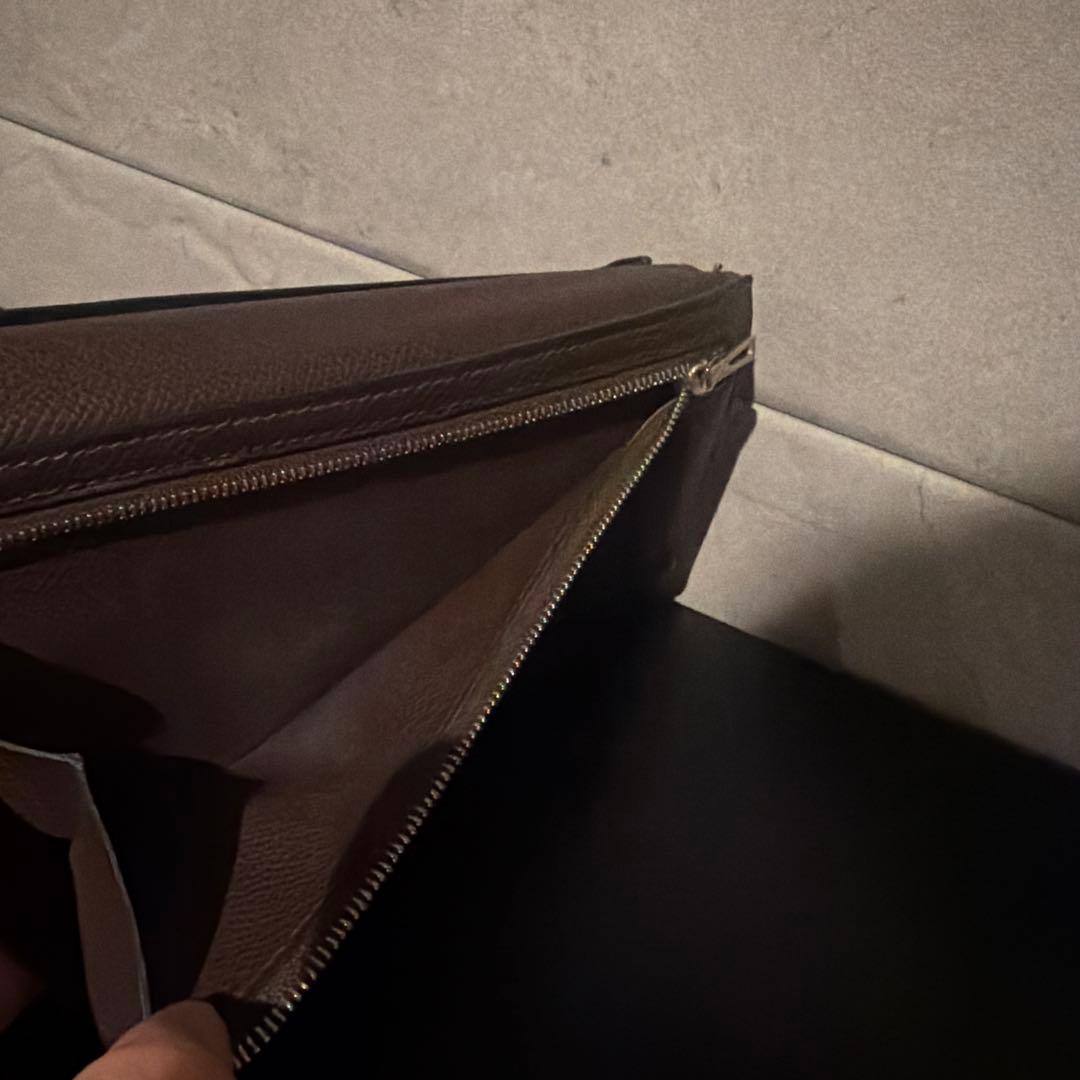HERMES べアン財布　ショコラ箱あり