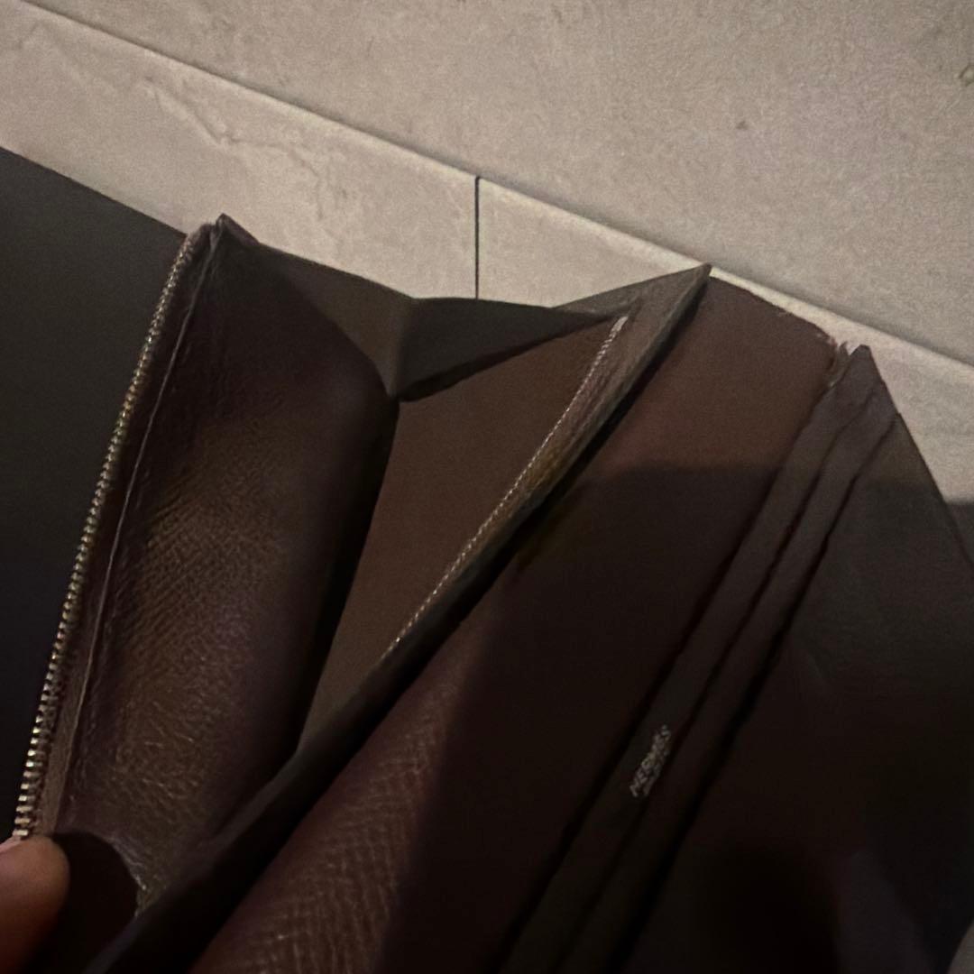 HERMES べアン財布　ショコラ箱あり