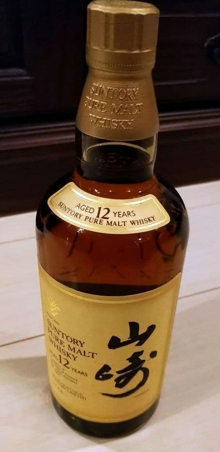 サントリー 山崎 ピュアモルト ウイスキー 43度 700ml　未開封　箱なし