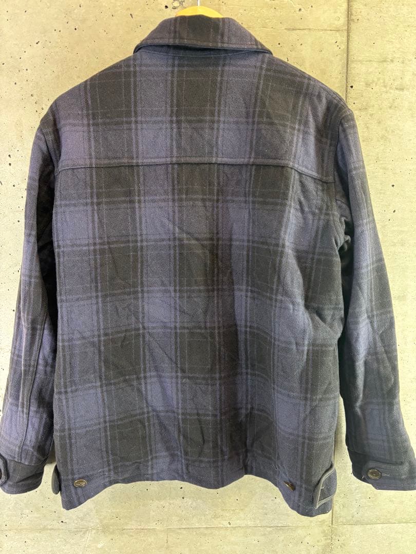 THE FLAT HEAD オンブレチェック ウールジャケット カバーオール