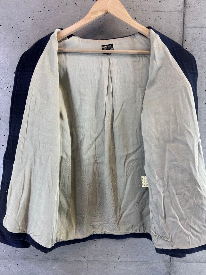 THE FLAT HEAD オンブレチェック ウールジャケット カバーオール