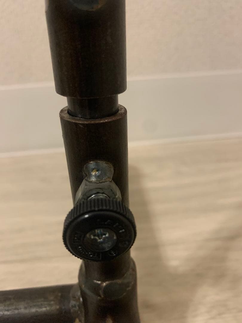 ✨ダブルスタンダード　職人ハンドメイド鉄製ハンガーラック