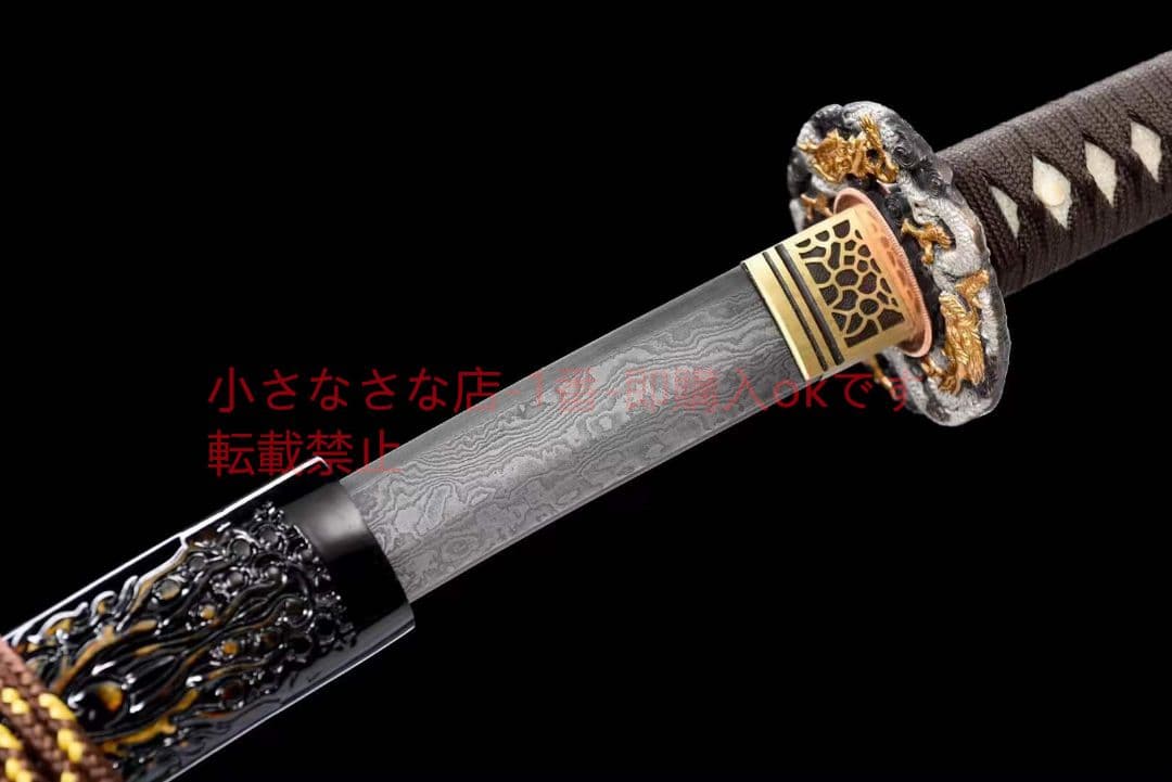 【2色の竜武士】古兵器 武具 刀装具 日本刀 模造刀 居合刀