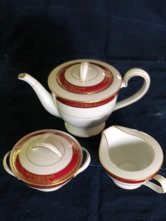 ◆ヴィンテージ洋食器◆  ノリタケ 食器 ポット&シュガーポット&クリーマー