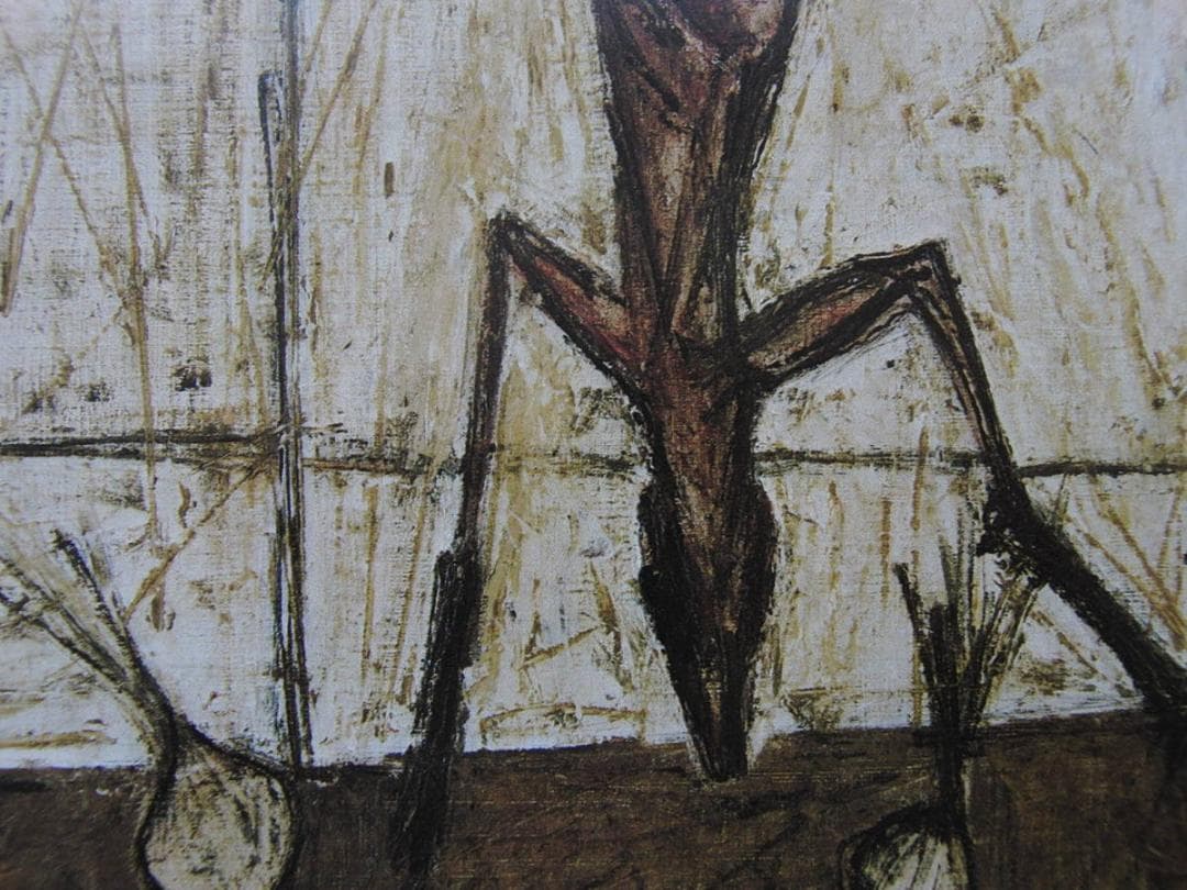 ベルナール・ビュッフェ、「Lapin et casserole rouge」