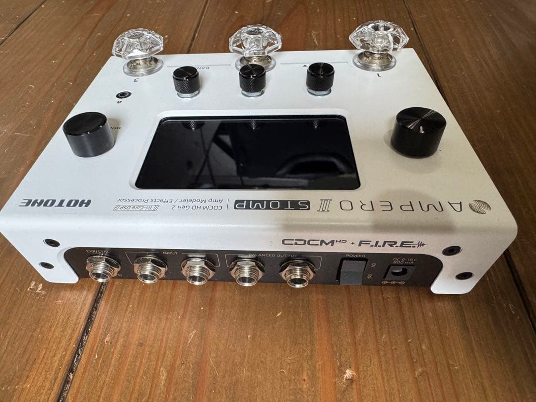 Hotone Ampero II Stomp+BOSS FS-6＋保護フィルム